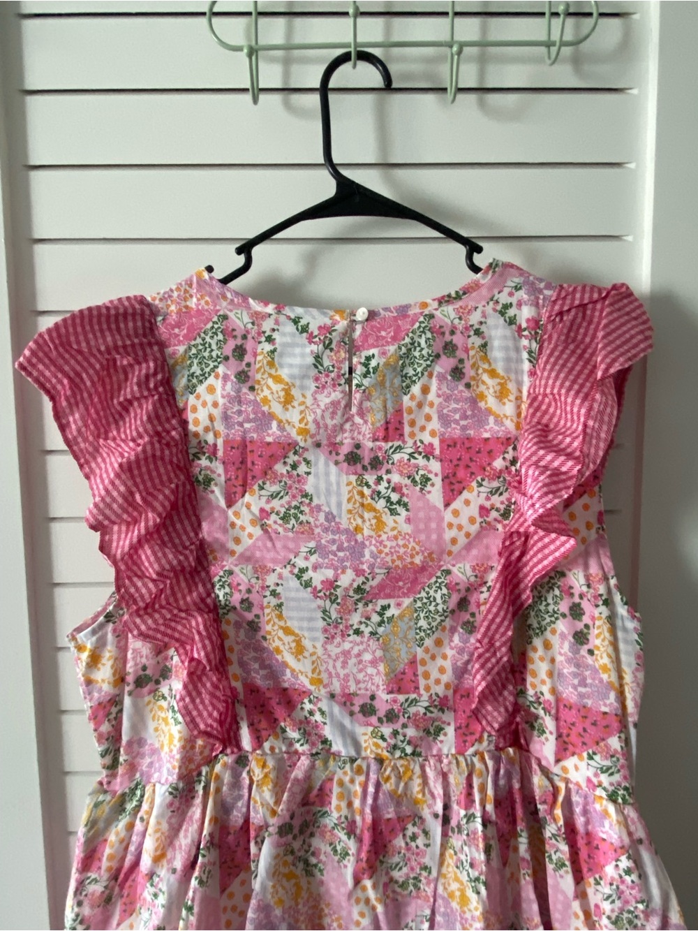 Simply Southern Hailey Quilted Pattern Dresses Pink and Blue Cottagecore NWT - Picture 7 of 10